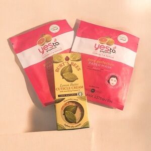 Clean Beauty Bundle! Burts Bees & YesTo Grapefruit